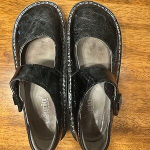 Alegria Black Mary Jane Flats